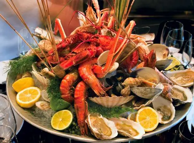 Assiettes de fruits de mer - Restaurant de l'Océan - Saint-Vincent-sur-Jard