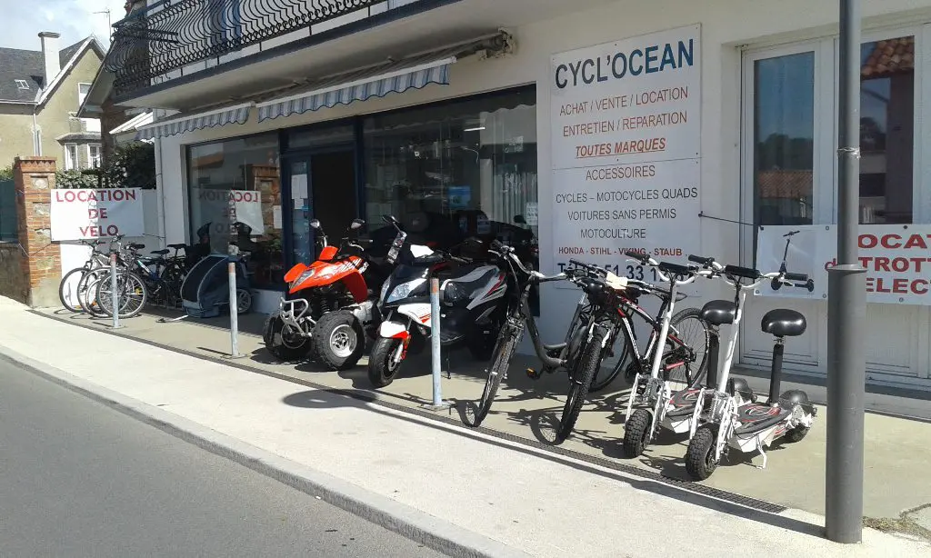 Cycl'oc&eacute;an Jard-sur-Mer location de v&eacute;los