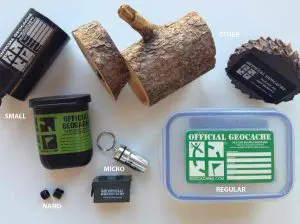 Géocaching : taille des géocaches
