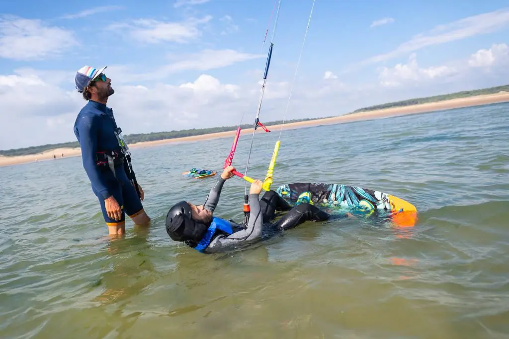 Photo de kitesurf au Veillon