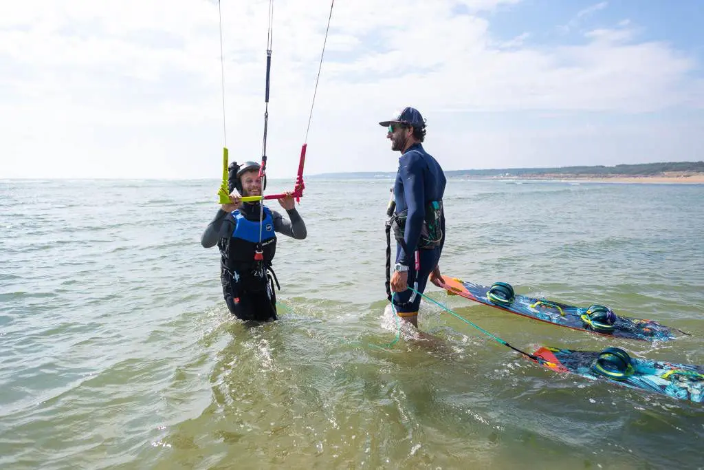 Photo de kitesurf au Veillon