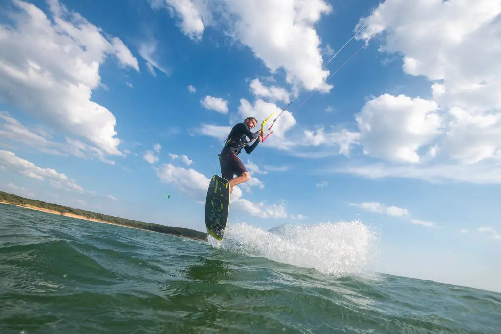 Photo de kitesurf au Veillon