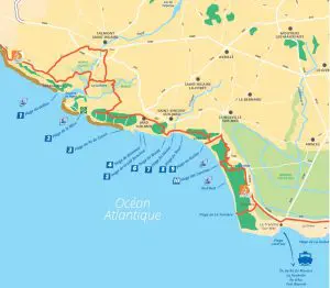 Plages de la Destination - Dessin Marceline