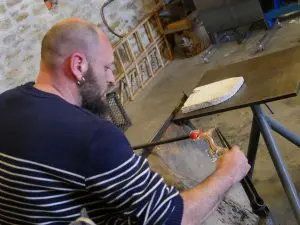 Verrier d'art de Bourgenay démonstration