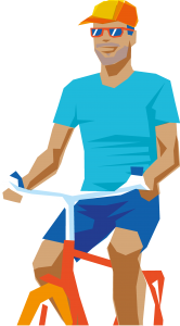 Cyclotourisme à vélo