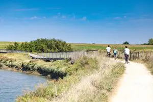 Marais de la Guittière - Passerelle - Vélo