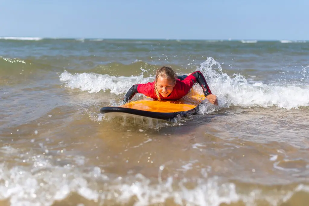 Cours de surf au Veillon
