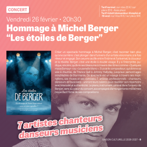 Concert Hommage à Michel Berger - 1
