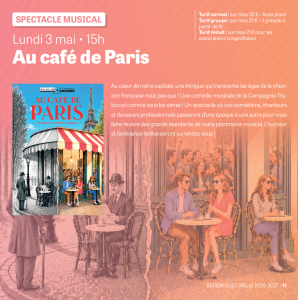 Spectacle musical Au café de Paris - 1