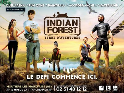 Indian Forest Accrobranche près de la Tranche-sur-Mer Indian Forest Accrobranche près de la Tranche-sur-Mer