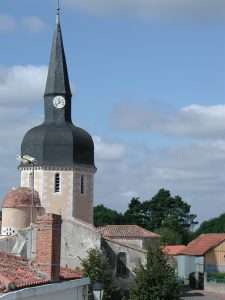 Clocher de la Jonchère - Crédit Photo© Office de Tourisme Destination Vendée Grand Littoral