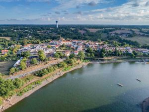 Le lac de Saint Vincent sur Graon