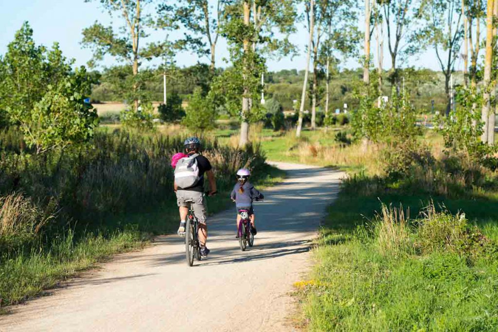 La vélodyssée passe par les marais de Talmont-Saint-Hilaire