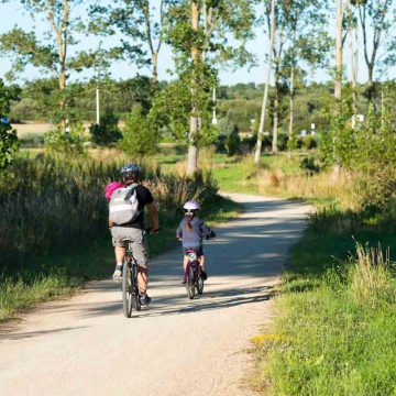 La vélodyssée passe par les marais de Talmont-Saint-Hilaire