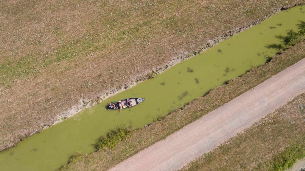 Cano&euml; de la maison du Marais de Longeville-sur-Mer