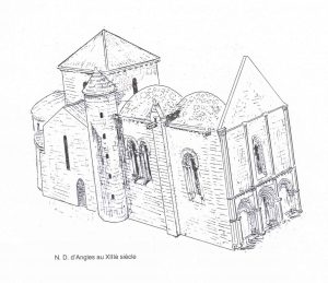 Dessin église d'Angles