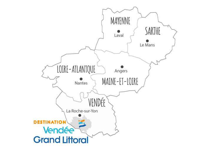 La destination Vendée Grand Littoral en Pays de la Loire