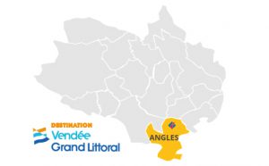 Situation d'Angles en Vendée Grand Littoral