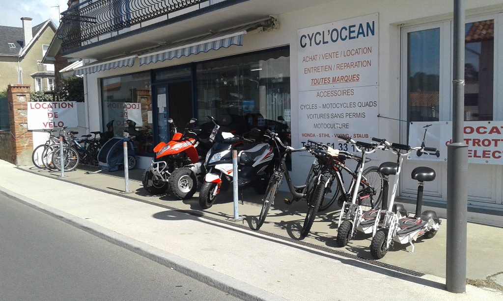 Cycl'océan Jard-sur-Mer location de vélos