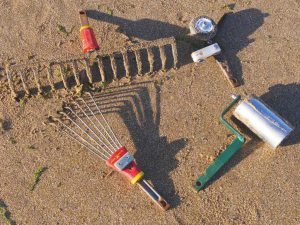 Michel Jobard outils pour le beach art