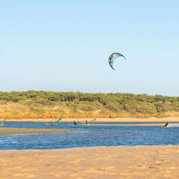 Photo de kitesurf au Veillon