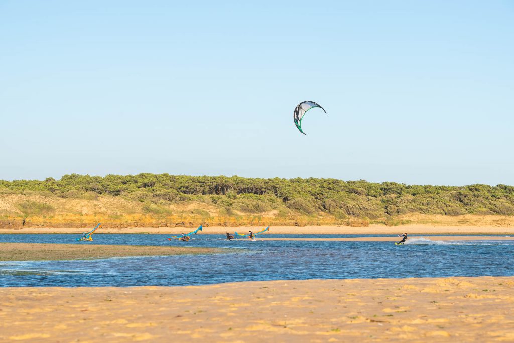 Photo de kitesurf au Veillon