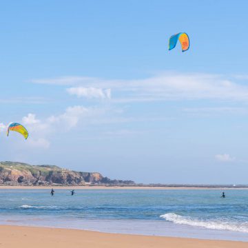 Photo de kitesurf au Veillon