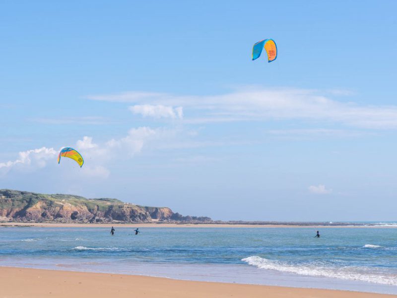 Photo de kitesurf au Veillon