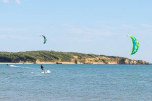 Photo de kitesurf au Veillon