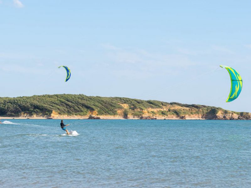 Photo de kitesurf au Veillon