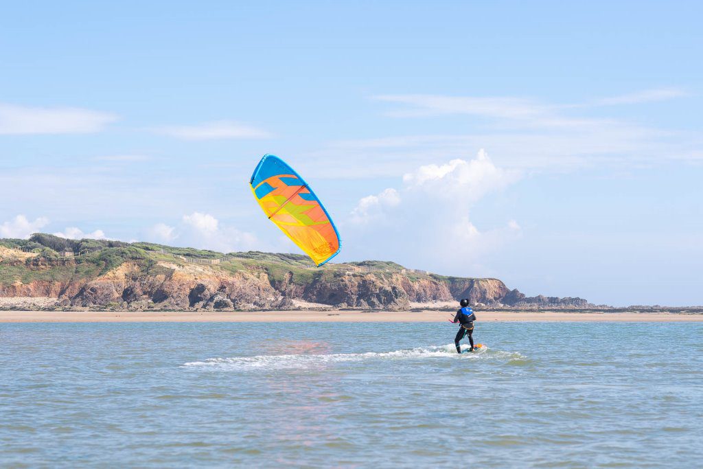 Photo de kitesurf au Veillon