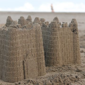 Château de sable plage vacances Château de sable plage vacances