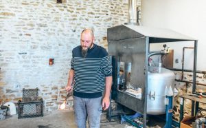 Valerien démonstration souffleur verre à Bourgenay