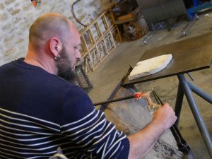 Verrier d'art de Bourgenay démonstration