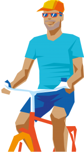 Cyclotourisme à vélo