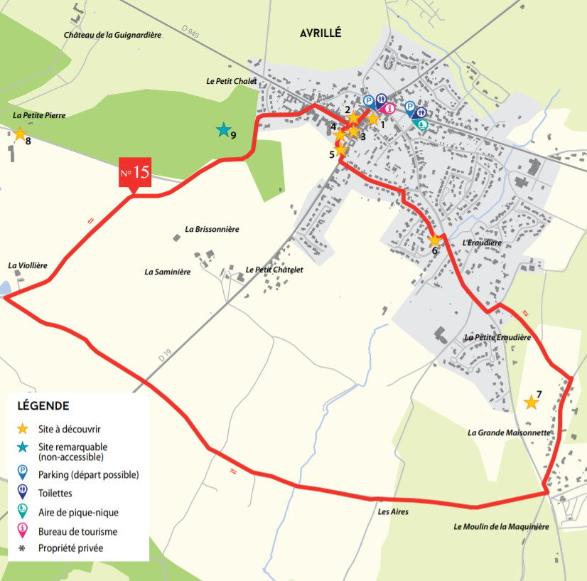 Circuit des Menhirs et Dolmens - Avrillé