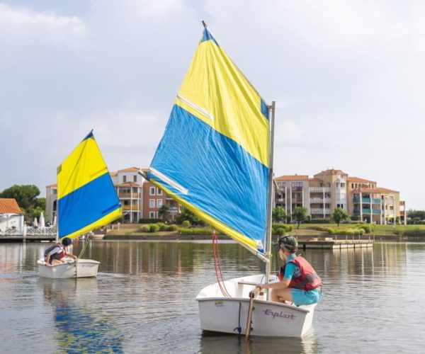Optimist &agrave; Port Bourgenay - Centre Nautique Vend&eacute;e Grand Littoral