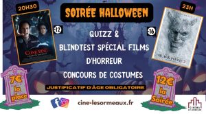 Halloween soirée films ciné Jard
